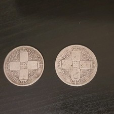 Two silver queen victoria - queen,
