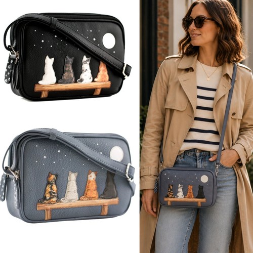 Mala leather midnight cats - mala,