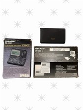 Sharp Electronic Organizer Bundle (Sharp CE-390 + Sharp ZQ-4550 (x2) ) Untested