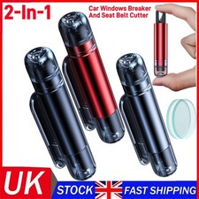 2 IN 1 Safe Pro X Car Window Breaker and Seat Belt Cutter Life Hammer Emergency