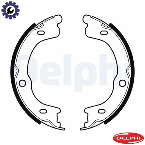 Brake shoe set parking - brake,