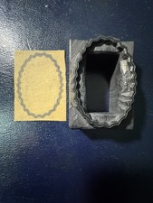 Antique Engraved Frame Wooden Printing Block & Proof Print