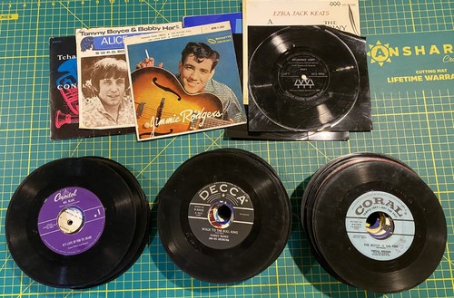 Huge lot 100 - vinyl, 45