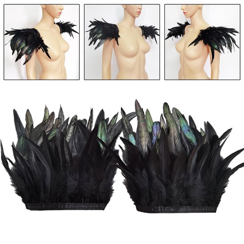 Feather shrug shawl cape - feather, plume