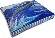 Cozy Stormy Blue Pet Bed for