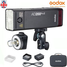 Godox AD200ProII 200Ws 2.4G TTL HSS Pocket Flash Strobe For Canon Nikon Sony