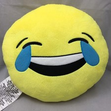 Emoji Emoticons Pillow Laugh