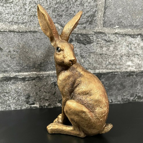 Bronze march hare ornament - bronze,