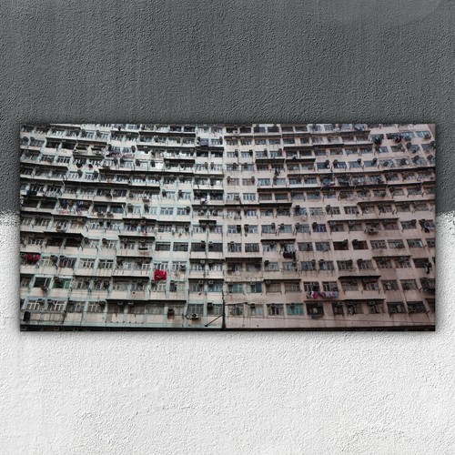 Framed canvas ready hang - to,