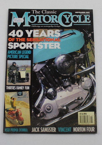 Classic motorcycle nov 1997 - nov,