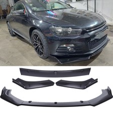 For VW SCIROCCO GOLF MK6 MK7 Front Bumper Lip Splitter Spoiler Body Kit Glossy