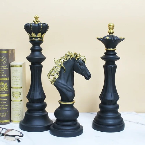 Elegant large chess pieces - chess,