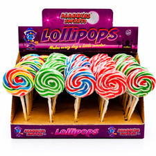 50 x Rainbow Lollipops 30g