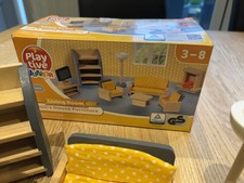  Junior Doll's House Living Room Furniture Set Playtive
