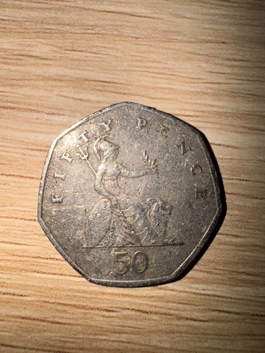1997 50p fifty pence - pence, coin