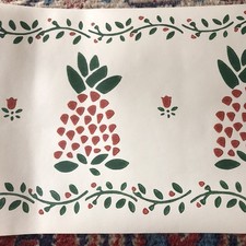 Vintage American Pre-pasted Wallpaper Border, Trim