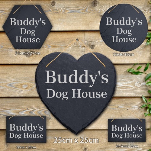 Personalised pet name slate - personalised,