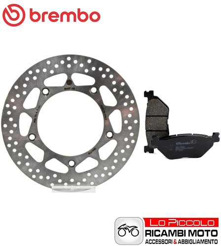 Rear brake disc kit pads - brake,