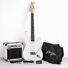 White Electric Guitar Full