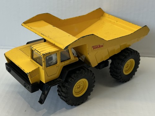 Mini vintage yellow tonka dump - yellow,