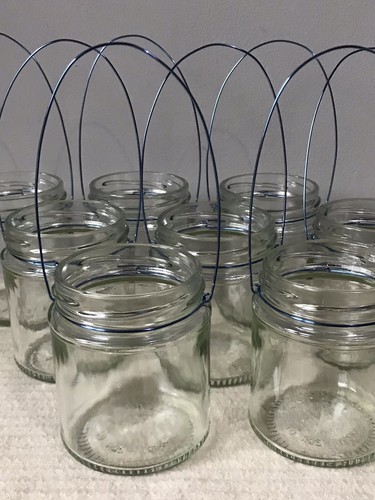 Hanging glass jar tea - , light