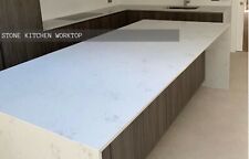 Carrara marble quartz worktop