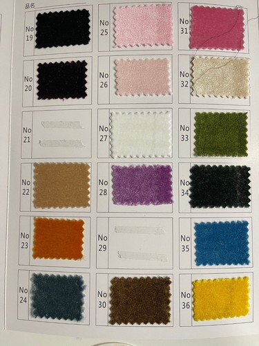 Velvet velour fabric - velour, plain