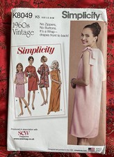Vintage Dress Paper Pattern