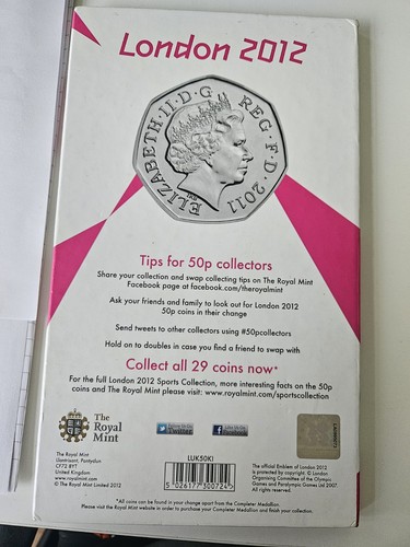 London 2012 olympics - 2012, 50p