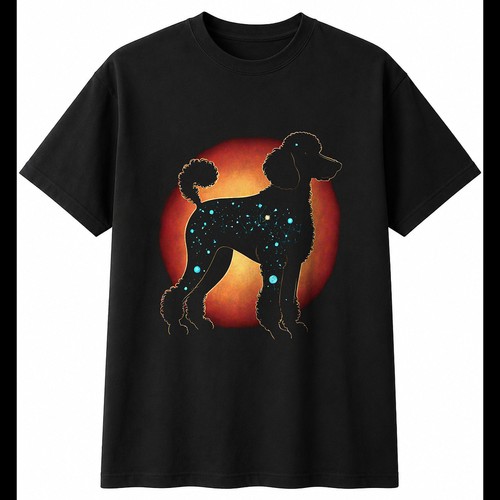Standard poodle under - standard,