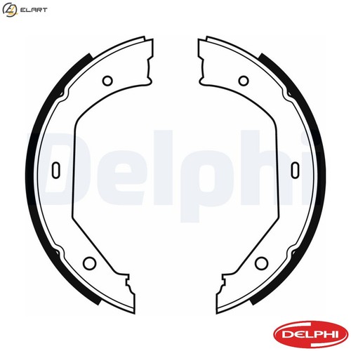 Brake shoe set - shoe, ls1857