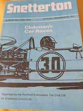 Clubman's Car Races Snetterton