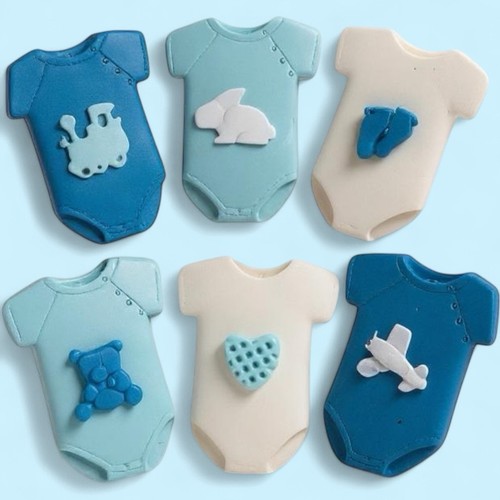 Edible baby boy fondant - baby,