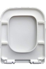 Universal Toilet Seat Thick U-shaped Descending Square Toilet Lid Antibacterial,