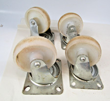 Dolly wheels castors. set of 4 nylon castors. Swivel type with 5 x4 inch plates