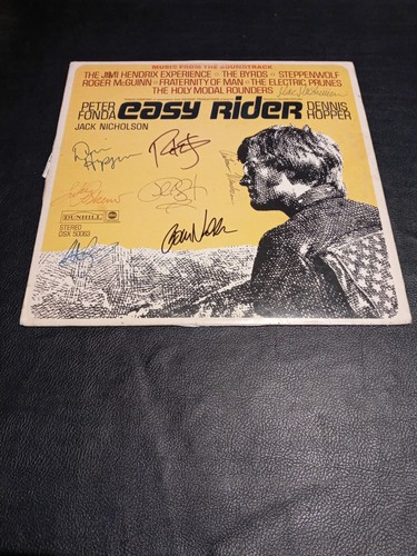 Easy rider soundtrack signed - soundtrack,