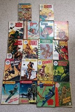 18 Vintage Commando & War Picture Library And Other Comics , Early Date Comics