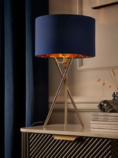 Next Navy Blue Rico Table Lamp