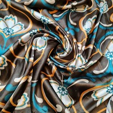 Floral Paisley Butterfly Silk