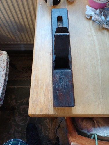 Antique wooden bench plain - wooden,
