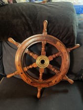 Inch wooden ship wheel - 18"inch,