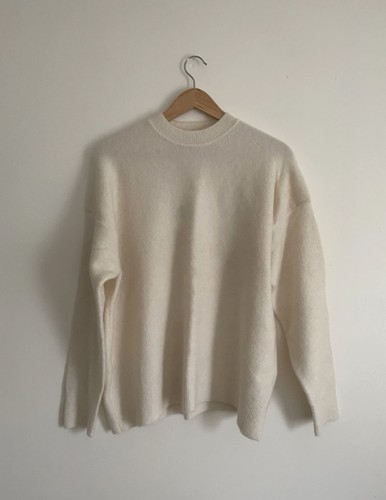 Zara white jumper - white, alpaca