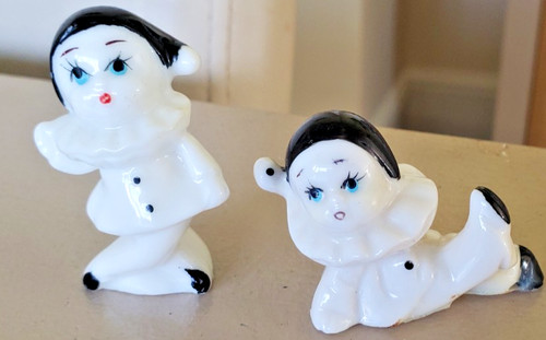 Two small vintage pierrot - small,