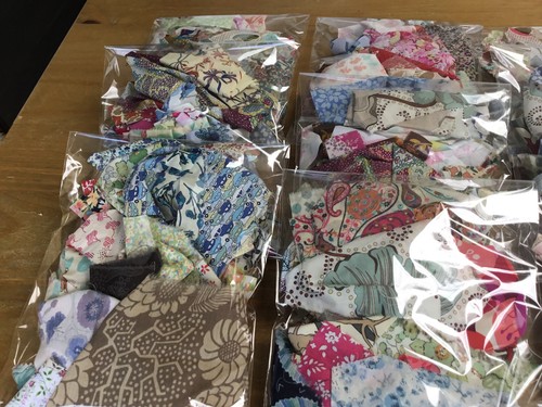 Liberty fabric scraps - fabric,
