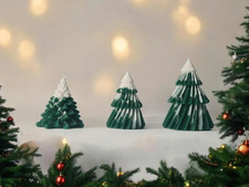 Christmas Tree Candles Set - 3