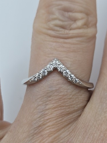 925 sterling silver wishbone - silver, v