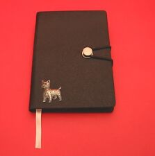 West Highland Terrier A6 Black Notebook Westie Journal Westie Gift Dog Dad Gift