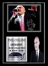 PHIL COLLINS   SIGNED FRAMED 2