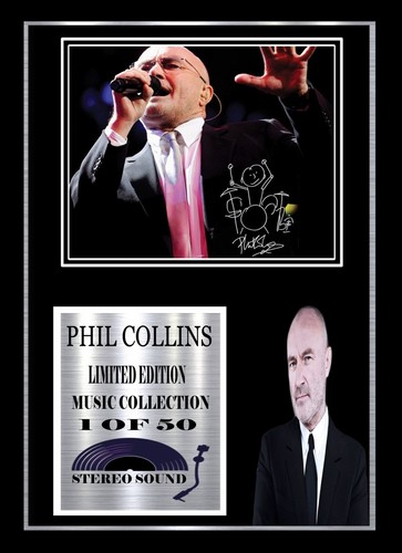 Phil collins signed framed - signed,