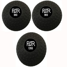 FXR Sports Tyre Tread No Bounce Medicine Slam Ball Set 6kg, 9kg & 12kg